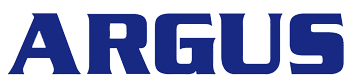 ARGUS - nur Logo blau auf schwarz