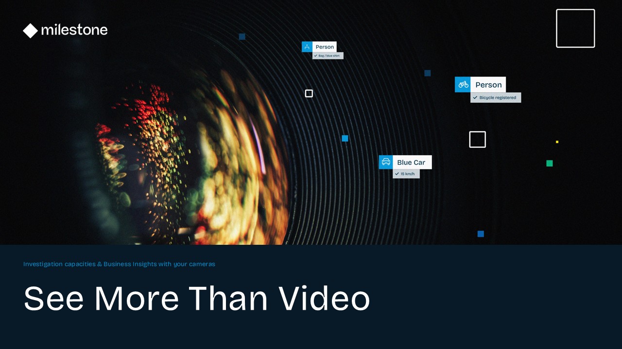 O-Insights See More Than Video with XProtect VMS